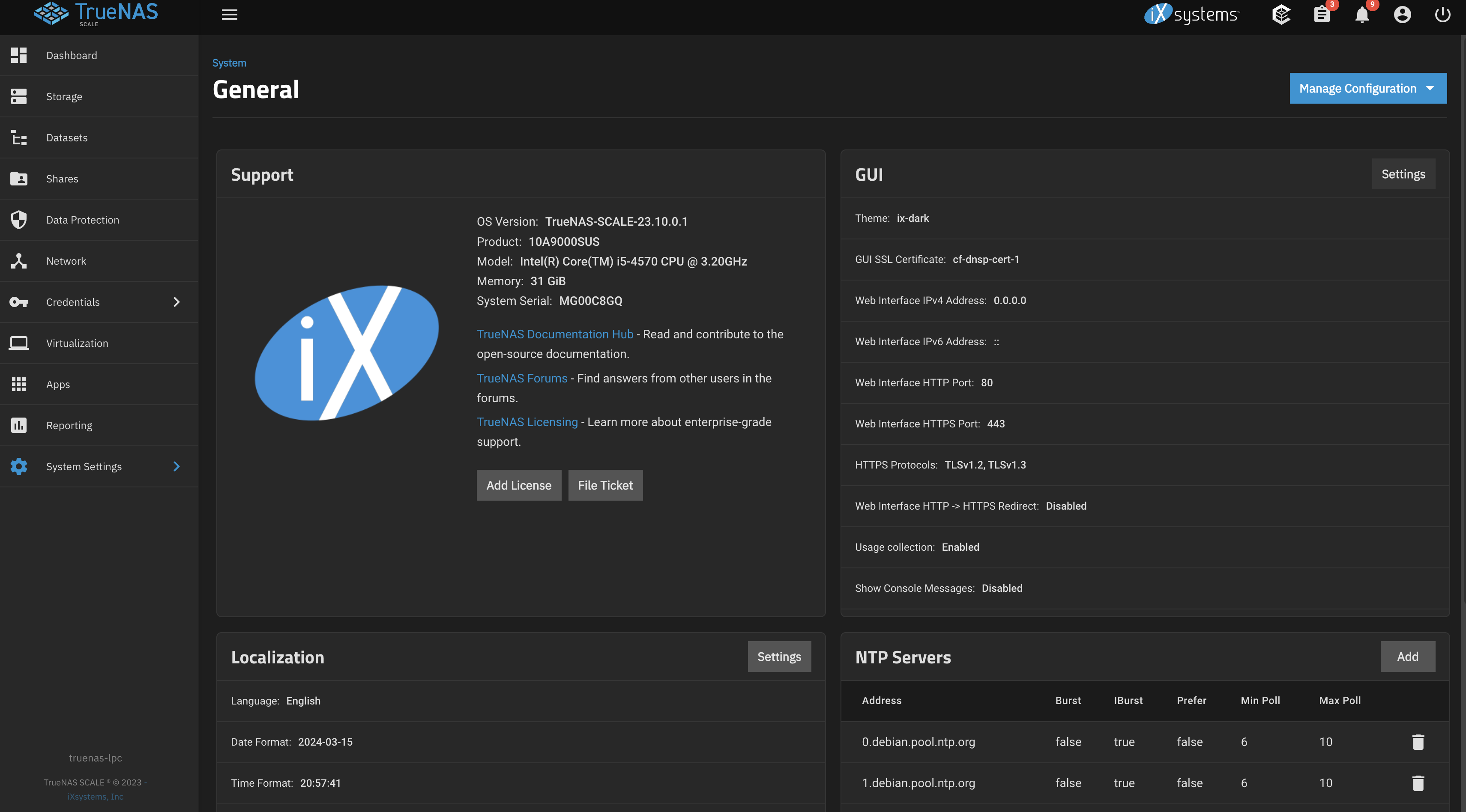 Truenas 局域網證書